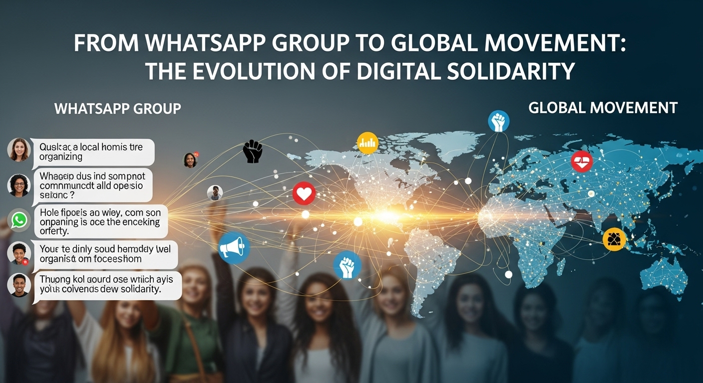 Dari Grup WhatsApp ke Gerakan Dunia: Evolusi Solidaritas Digital