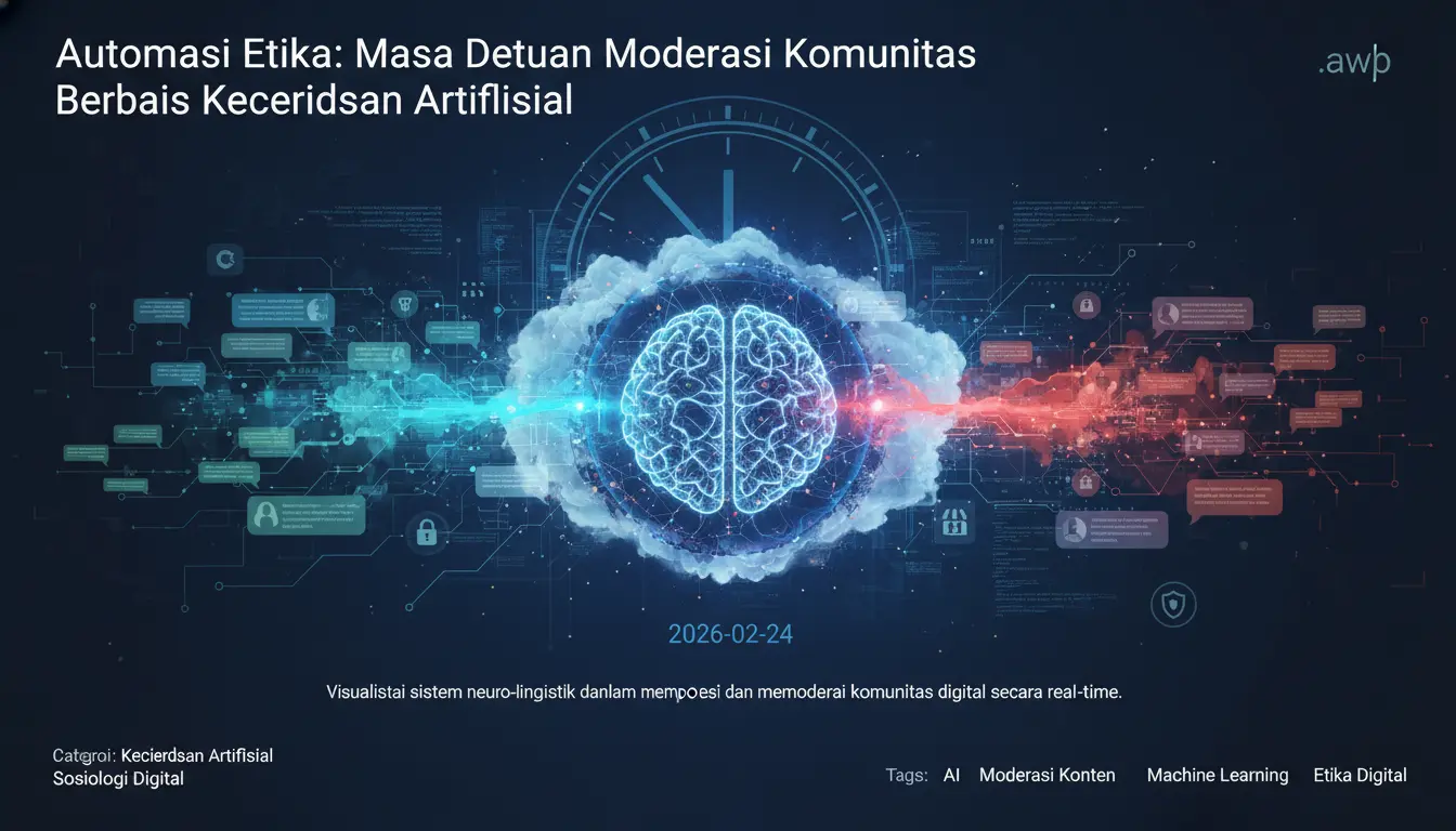 Automasi Etika: Masa Depan Moderasi Komunitas Berbasis Kecerdasan Artifisial